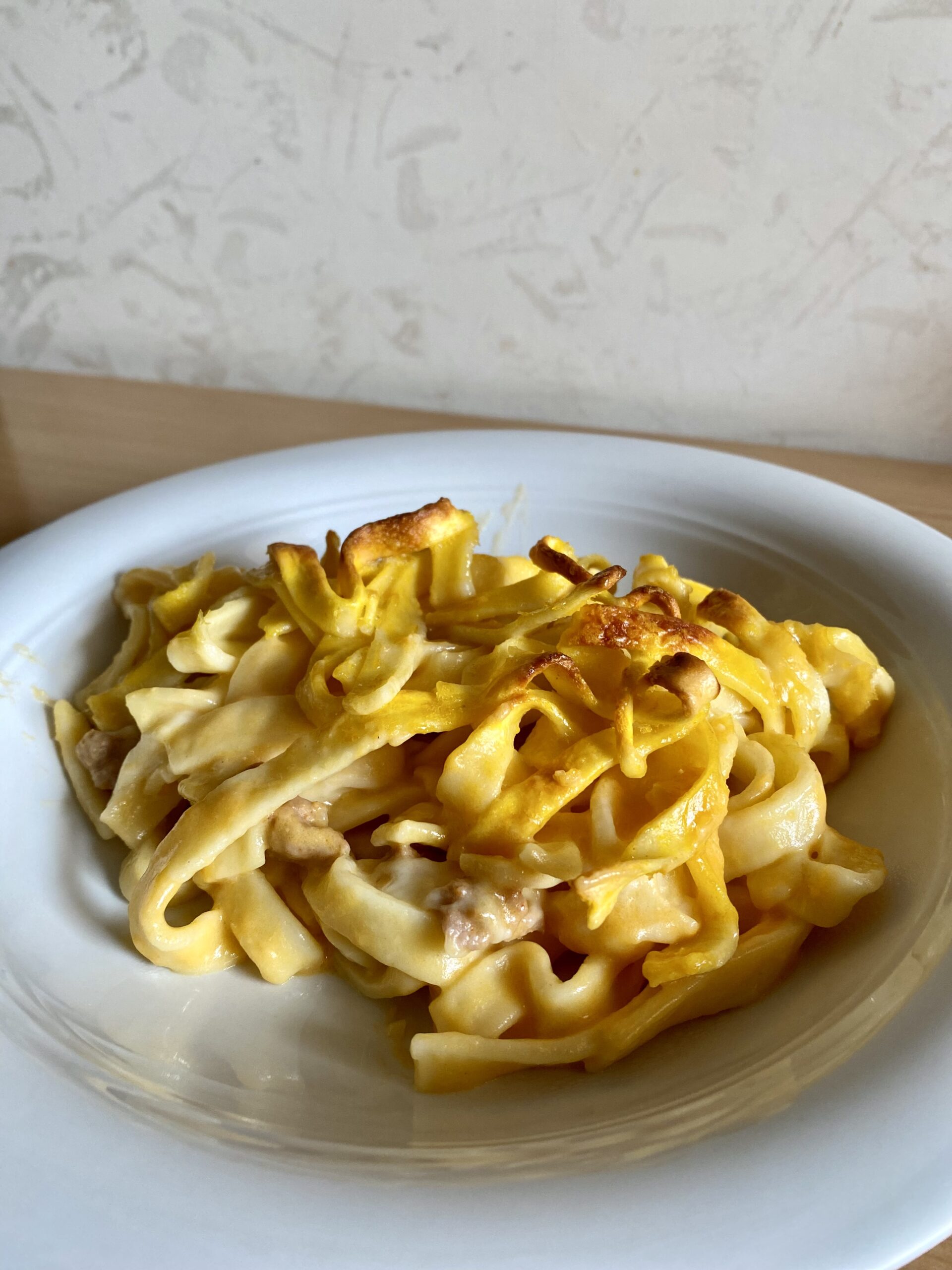 Ricetta Tagliatelle Con Crema Di Zucca E Salsiccia