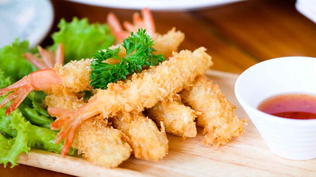 Ricetta Code di gambero in tempura di rosso rubinian - Cookpad